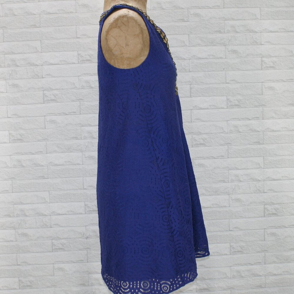 LILLY PULITZER ACHELLE Dress Swing Sleeveless Resortwear Summer Beach Blue XXS - Picture 5 of 15